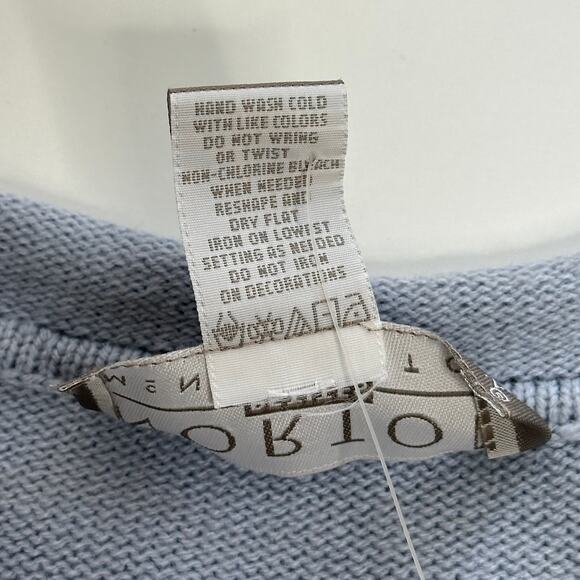 NWT Norton McNaughton Periwinkle Nordic Fair Isle Sweater Womens Petite Size PM - Picture 9 of 11